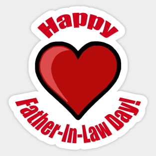 Happy Father-In-Law Day! Sticker